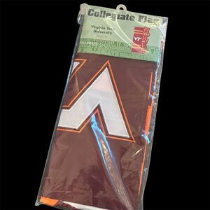 Virginia Tech Hokies 44'' x 28'' Applique Flag Brand New